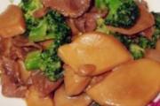 鲍鱼菇炒肉片