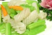 西芹鱿鱼花