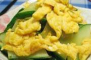 黄瓜炒鹅蛋