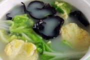黑木耳鸡蛋汤