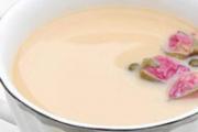 牛奶玫瑰花茶