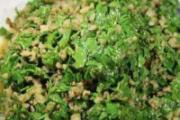 柳蒿芽炒肉末