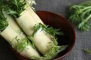 苦菊干豆腐卷
