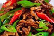 青椒爆驴肉