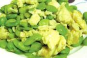 蚕豆炒鹅蛋