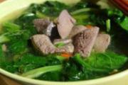 猪肝菠菜汤