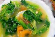 生菜皮蛋汤