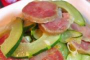 腊肠炒菜瓜